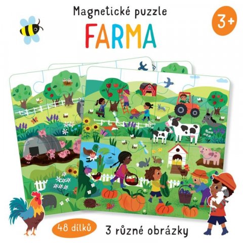 neuveden: Magnetické puzzle Farma