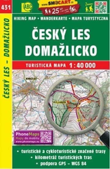 neuveden: SC 431 Český les, Domažlicko 1:40 000