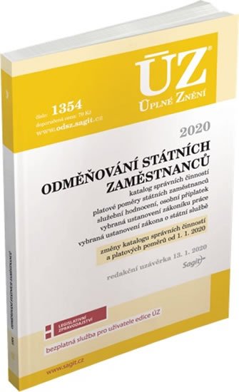 neuveden: ÚZ 1354 Odměňování státních zaměstnanců