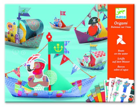 neuveden: Djeco Origami skládačka plovoucí lodě