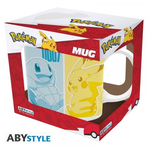 neuveden: Pokémon Hrnek 320 ml - Pikachu  Kanto Starters