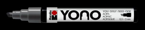 neuveden: Marabu YONO akrylový popisovač 0,5-5 mm - šedý