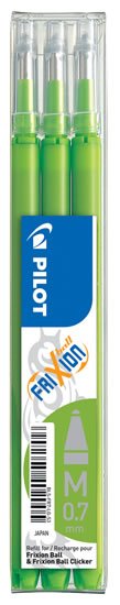 neuveden: PILOT náplň FriXion 07 světle zelená -sada 3ks neuveden: PILOT náplň FriXion 07 světle zelená -sada 3ks