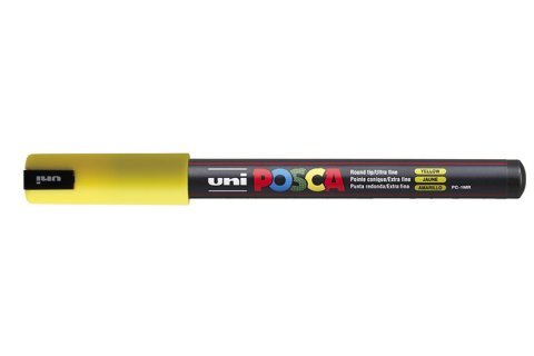 neuveden: POSCA akrylový popisovač - žlutý 0,7 mm