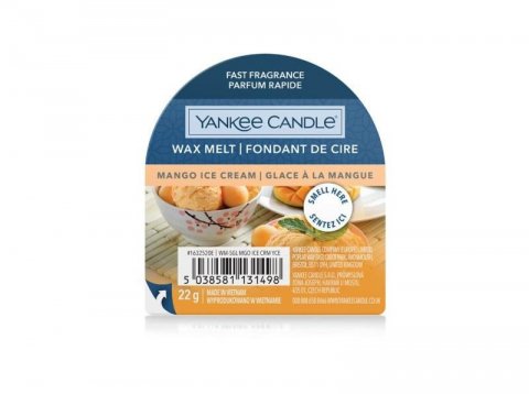 neuveden: YANKEE CANDLE Mango Ice Cream vonný vosk 22g