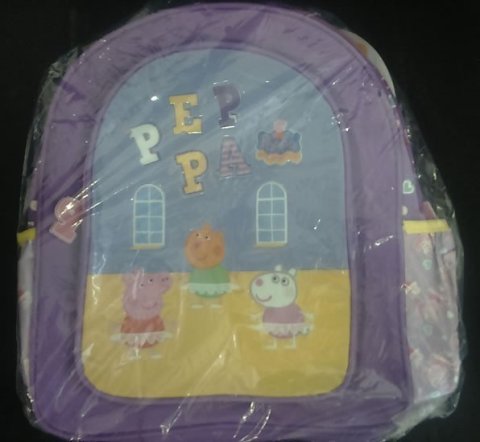 neuveden: Školní taška Prasátko Peppa - fialová