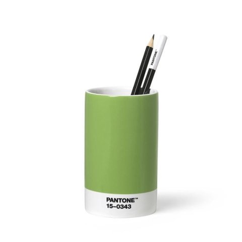 neuveden: Pantone Porcelánový stojánek na tužky - Green 15-0343