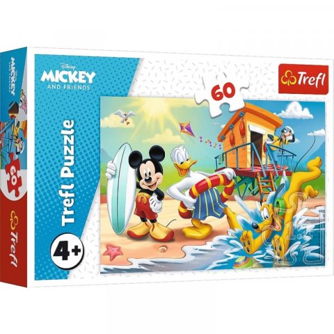 neuveden: Trefl Puzzle Mickey Mouse na pláži / 60 dílků neuveden: Trefl Puzzle Mickey Mouse na pláži / 60 dílků
