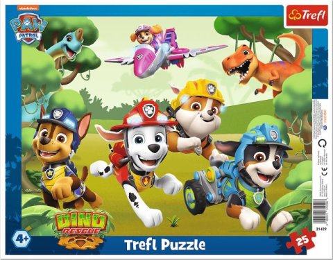 neuveden: Puzzle Tlapková patrola: Úžasné psí triky/25 dílků