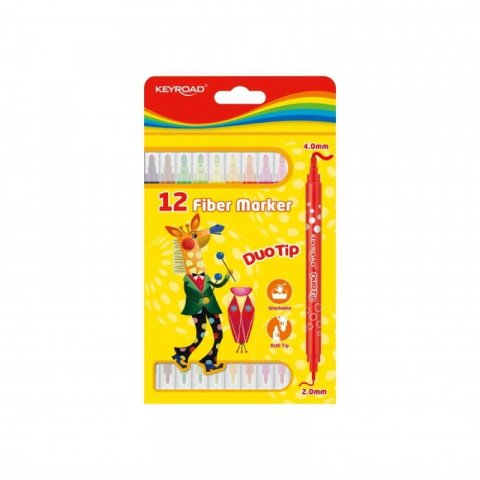 neuveden: Keyroad Popisovače Duo 12 ks