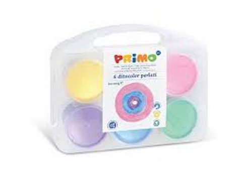 neuveden: PRIMO Prstové barvy perleťové 6 x 100 m