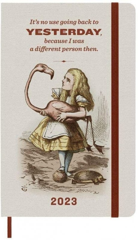 neuveden: Moleskine Alenka v říši divů plánovací zápisník 2023 Alice L