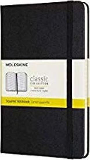 neuveden: Moleskine: Zápisník tvrdý čtverečkovaný černý M