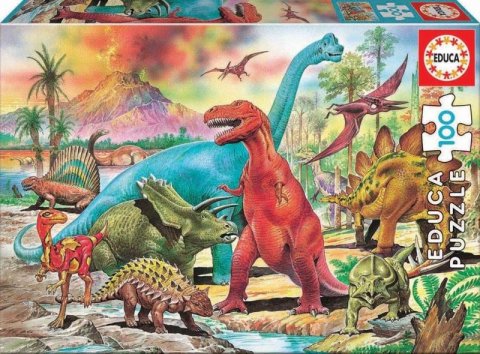 neuveden: Puzzle Dinosauři 100 dílků