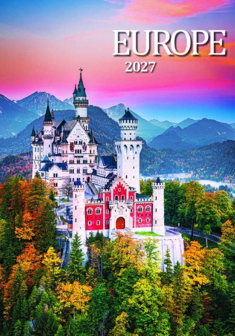 : Kalendář 2027 nástěnný: EUROPE