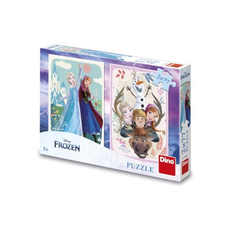 neuveden: Puzzle Frozen: Anna a Elsa 2x77 dílků