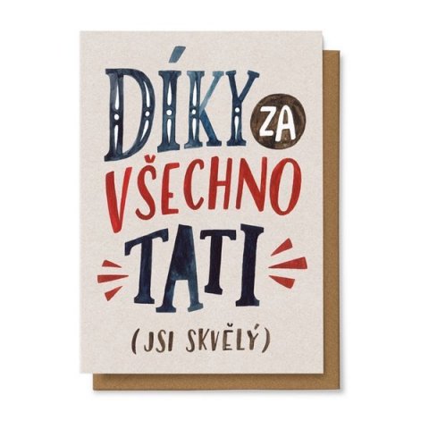 neuveden: Přání Díky za všechno, tati