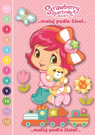 neuveden: Strawberry Shortcake Baby - Maluj podle čísel