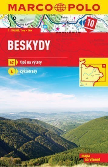 neuveden: Beskydy 10 - mapa 1:100 000