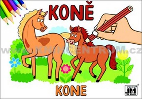 neuveden: Koně Omalovánky A5