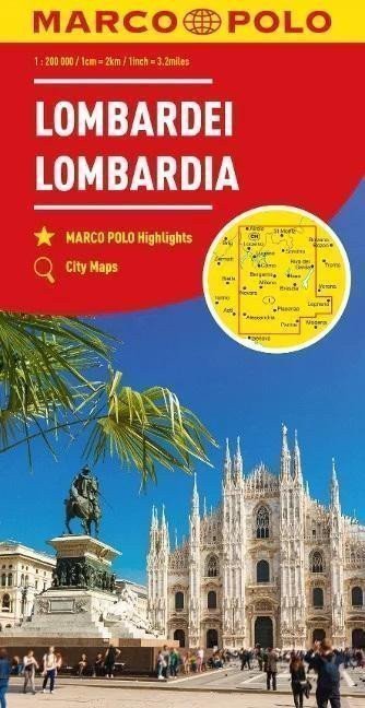neuveden: Itálie č.2 - Lombardie, severoitalská jezera 1:200 000 / regionální mapa MA