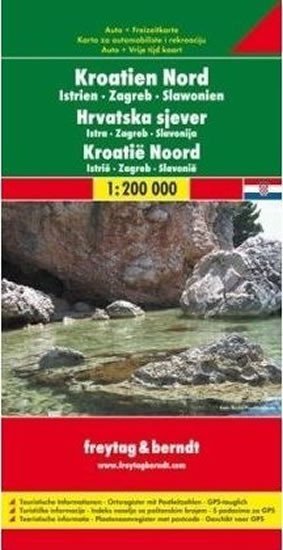 neuveden: AK 7402 Chorvatsko sever 1:200 000 / automapa