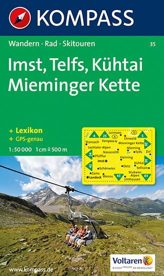 neuveden: Imst,Telfs,Kühtai 35 / 1:50T NKOM neuveden: Imst,Telfs,Kühtai 35 / 1:50T NKOM
