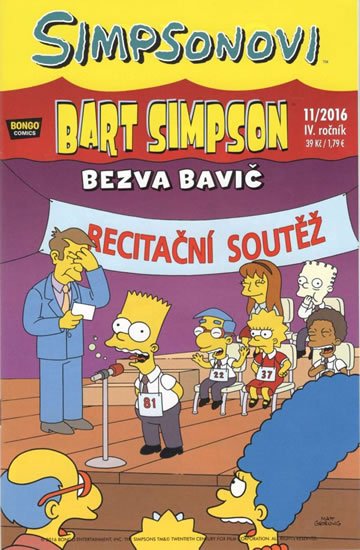kolektiv autorů: Simpsonovi - Bart Simpson 11/2016 - Bezva bavič kolektiv autorů: Simpsonovi - Bart Simpson 11/2016 - Bezva bavič