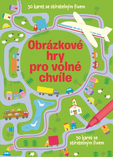 neuveden: Obrázkové hry pro volné chvíle - Krabička + fix + 50 karet