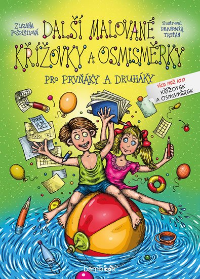 Pospíšilová Zuzana: Další malované křížovky a osmisměrky pro prvňáky a druháky - Více než 100 k