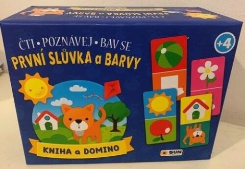 neuveden: Kniha a Domino První slůvka a Barvy - čti, poznávej, bav se!