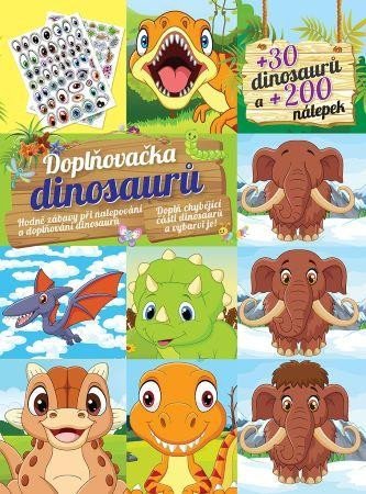 neuveden: Doplňovačka s dinosaurů +30 dinosaurů a + 200 nálepek