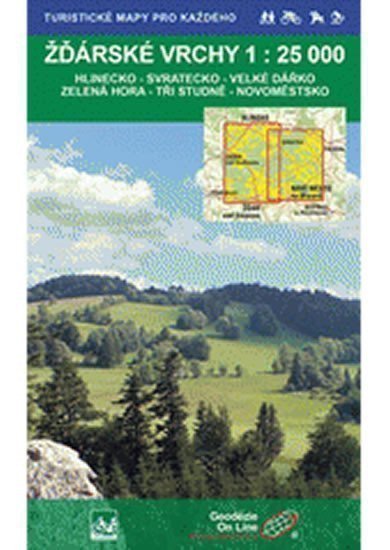 neuveden: Žďárské vrchy 1:25T /70 Turistické mapy pro každého