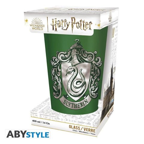 neuveden: Harry Potter Sklenice Zmijozel 400 ml