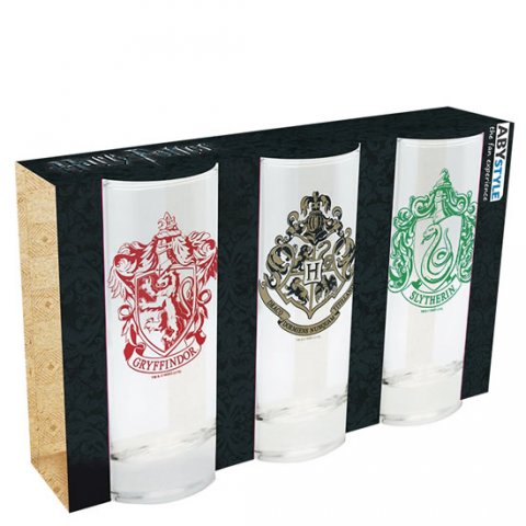 neuveden: Sklenice Harry Potter set 3 ks
