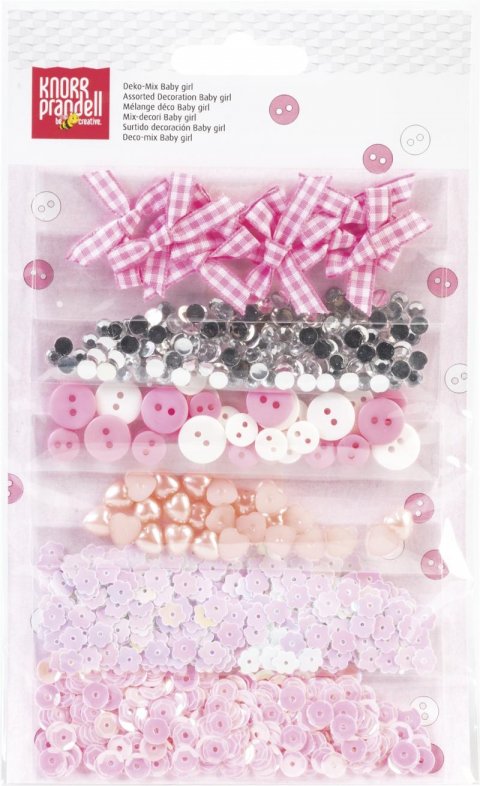 neuveden: Knorr Prandell Sada dekorací - Baby růžové
