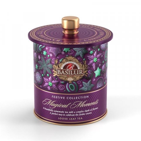 neuveden: BASILUR Festive Tea Magical Moments 75g (plechová dóza)