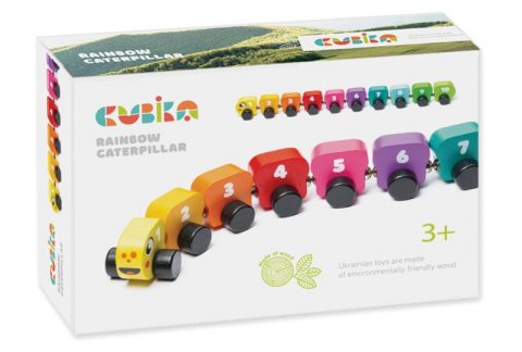 neuveden: CUBIKA 15399 Barevná housenka s čísly - dřevěná hračka s magnety 10 dílů neuveden: CUBIKA 15399 Barevná housenka s čísly - dřevěná hračka s magnety 10 dílů
