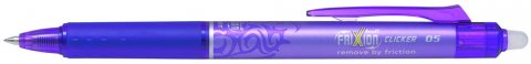 neuveden: PILOT Frixion Clicker 05, R, fialová neuveden: PILOT Frixion Clicker 05, R, fialová