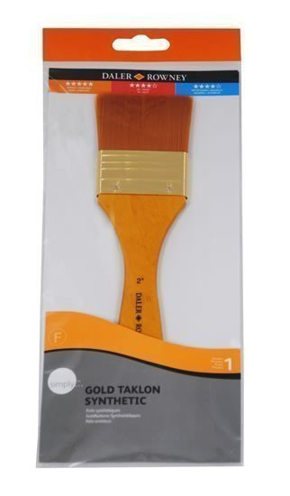 neuveden: Daler - Rowney SIMPLY akryl Gold Taklon - syntetický vlas 2, krátká ručka