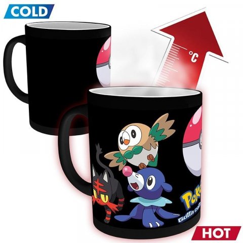 neuveden: Keramický hrnek Pokémon měnící 460ml - Catch them All