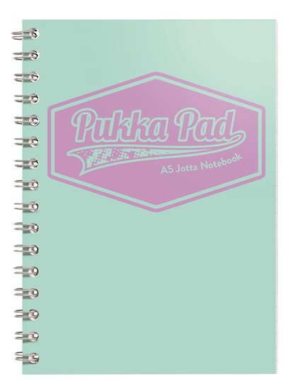 neuveden: Pukka Pad Spirálový blok Pastel A5, papír 80g, 100 listů, světle zelený