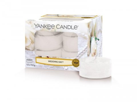neuveden: YANKEE CANDLE Wedding Day svíčka 9,8g čajová 12ks