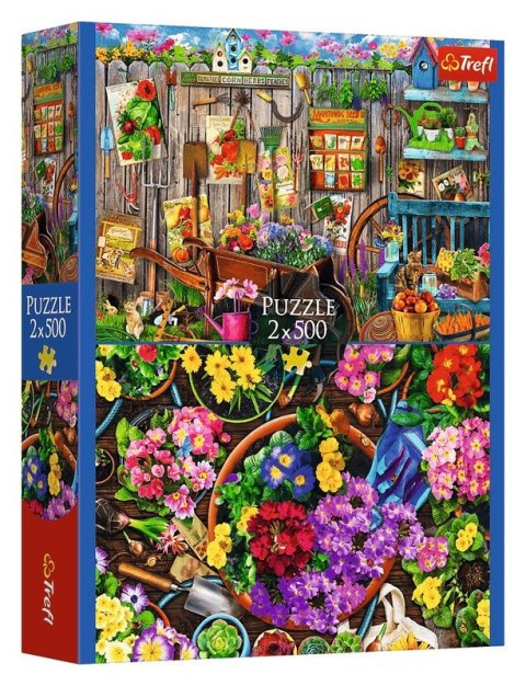 neuveden: Puzzle Zahradničení 2x500 dílků