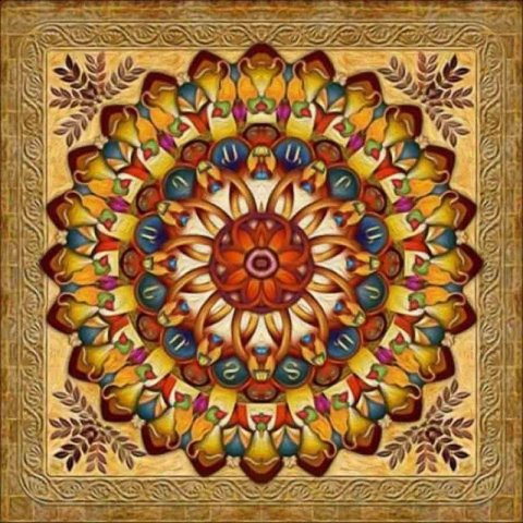 neuveden: Diamantový obrázek 7D - Mandala 30 x 30 cm