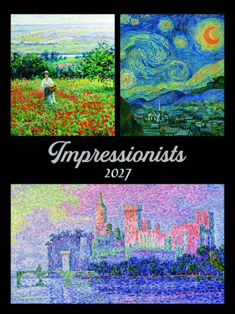 : Kalendář 2027 nástěnný: IMPRESSIONISTS