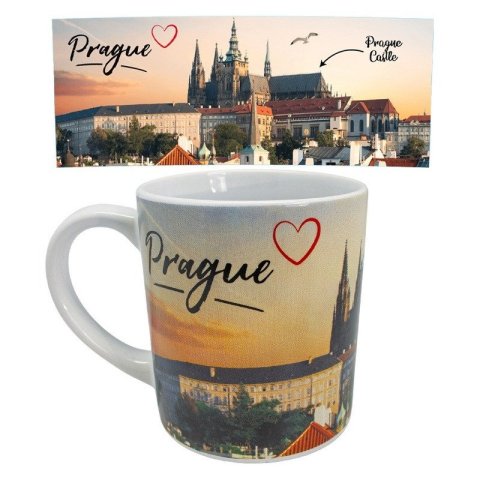 neuveden: Hrnek Pražský hrad bílý 250 ml