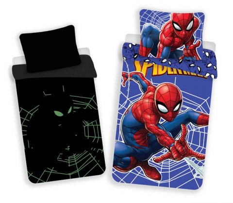 neuveden: Dětské povlečení - Spiderman svítící