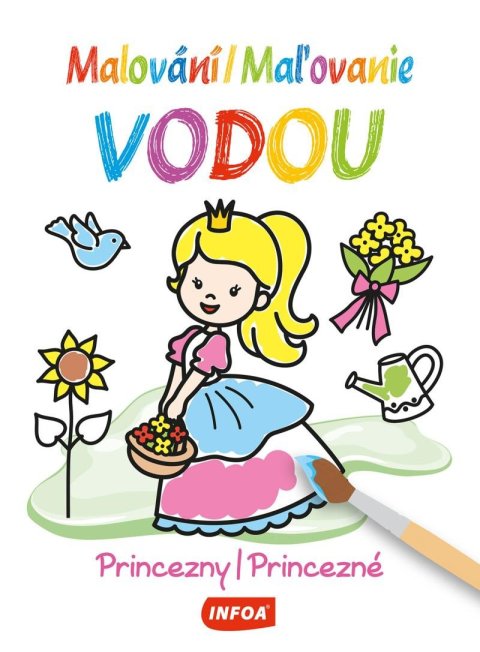 neuveden: Malování vodou / Maľovanie vodou - Princezny / Princezné