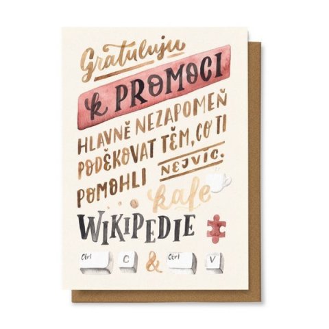 neuveden: Přání Gratulujeme k promoci